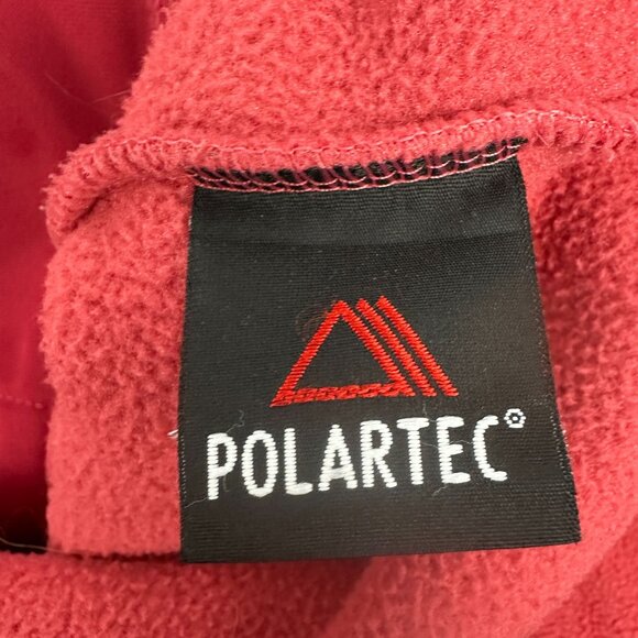 Cabelas Womens Polartec Red Fleece Jacket Size XL Full Zip Polyester Outerwear - Picture 6 of 9